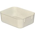 Mfg Tray Molded Fiberglass Toteline Nesting Tote 921108 - 6-1/8 "L x 4-7/8"W x 2-1/8"H, White 9211085269